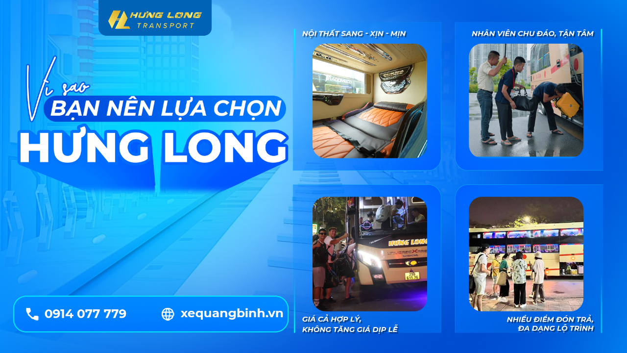 📰 VÌ SAO HÀNH KHÁCH NÊN LỰA CHỌN HƯNG LONG TRANSPORT? 🚍