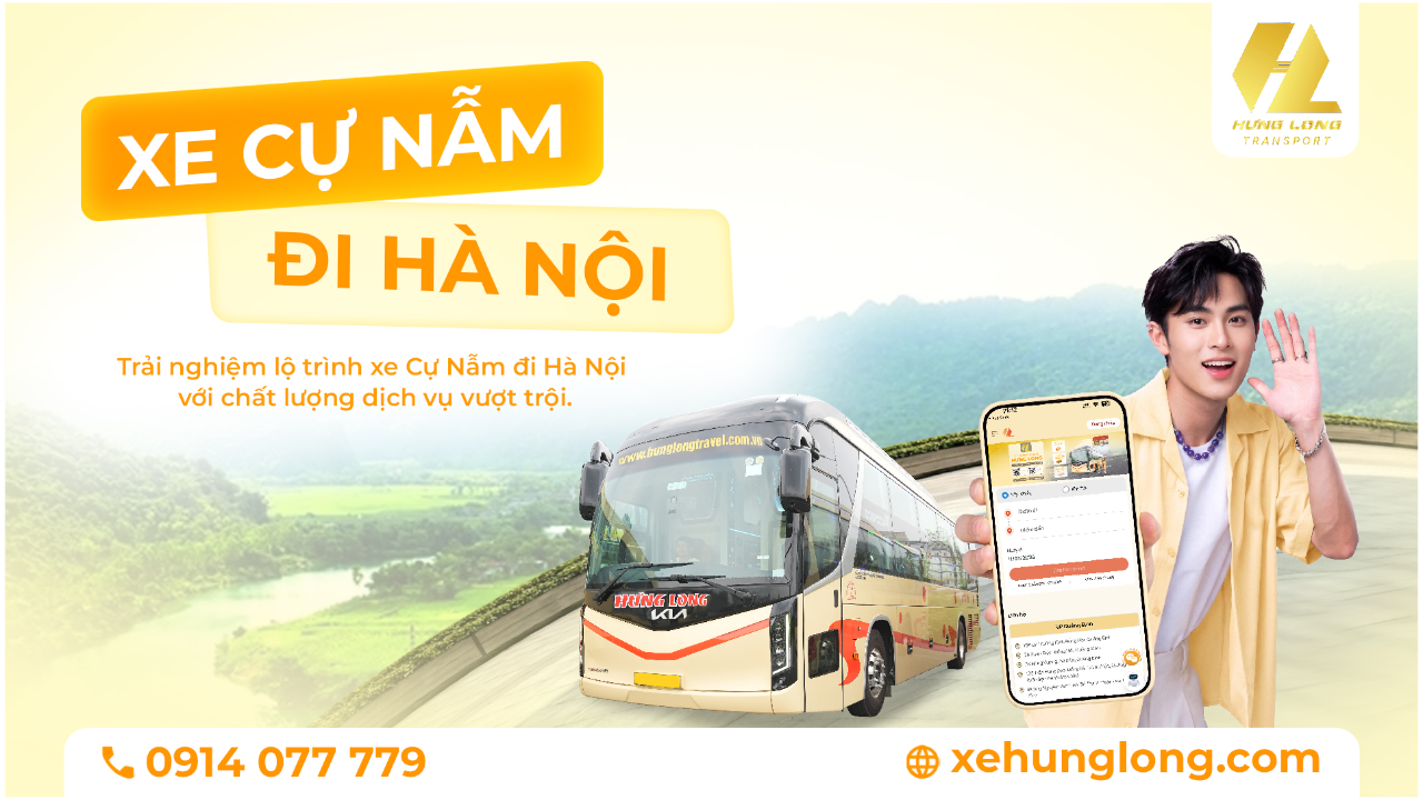 Xe Cự Nẫm đi Hà Nội: Trải nghiệm lộ trình xe Cự Nẫm đi Hà Nội với chất lượng dịch vụ vượt trội.