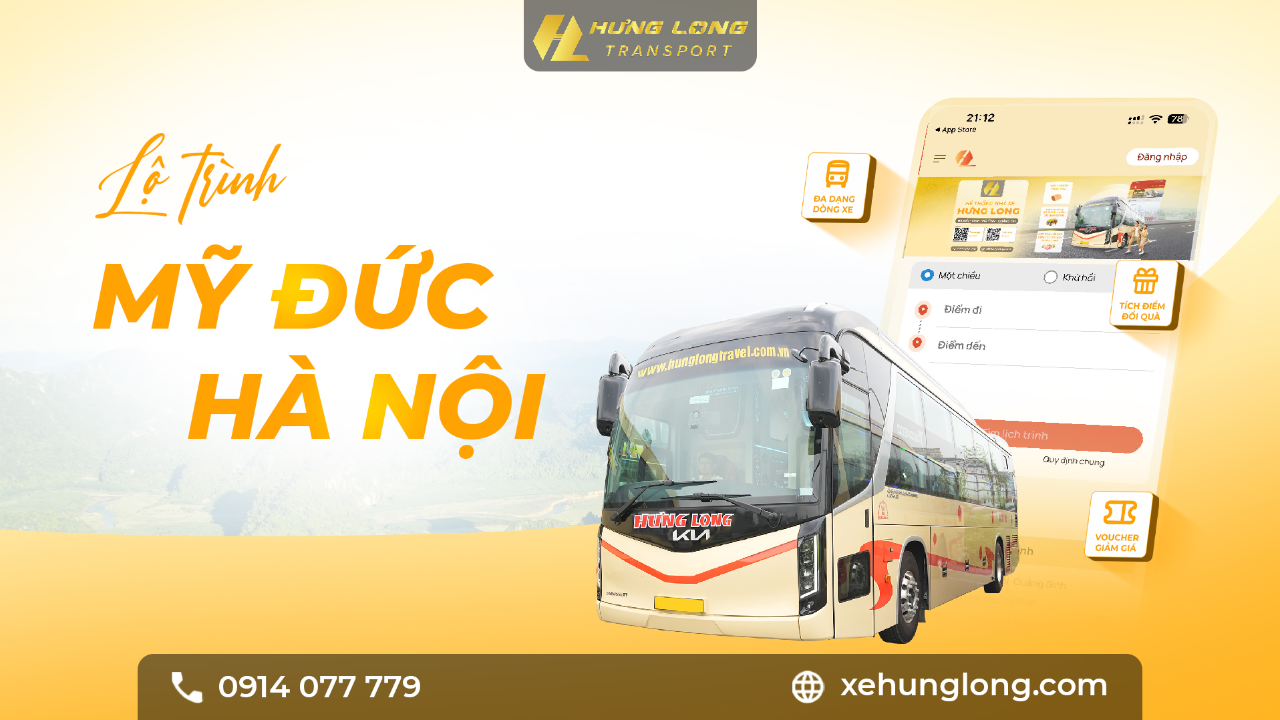 🚍 HƯNG LONG THÔNG BÁO LỘ TRÌNH MỸ ĐỨC – HÀ NỘI