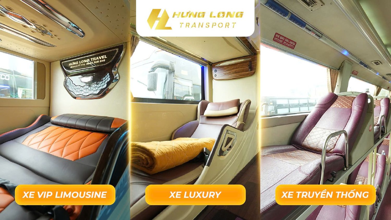Ba nhóm xe của Xe Hưng Long