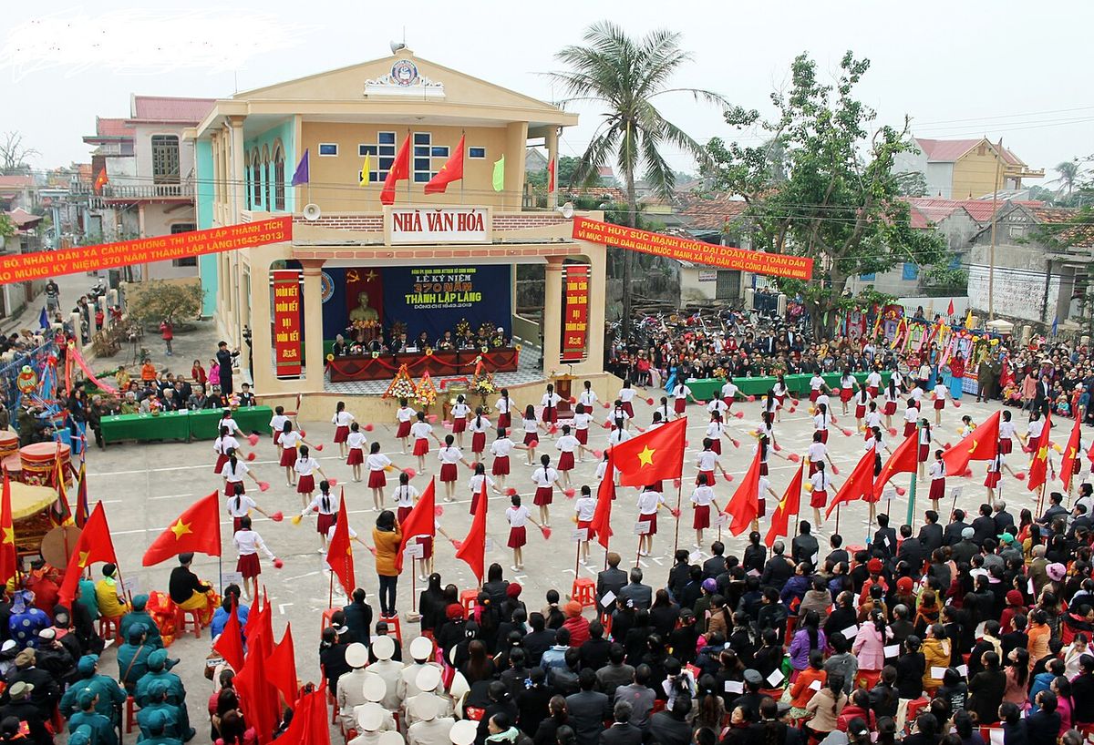 Ảnh tư liệu một hoạt động có đông người tham gia tại Cảnh Dương năm 2013