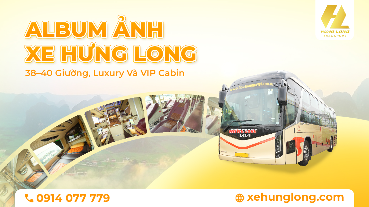 Album Ảnh Xe Hưng Long: 38–40 Giường, Luxury Và VIP Cabin