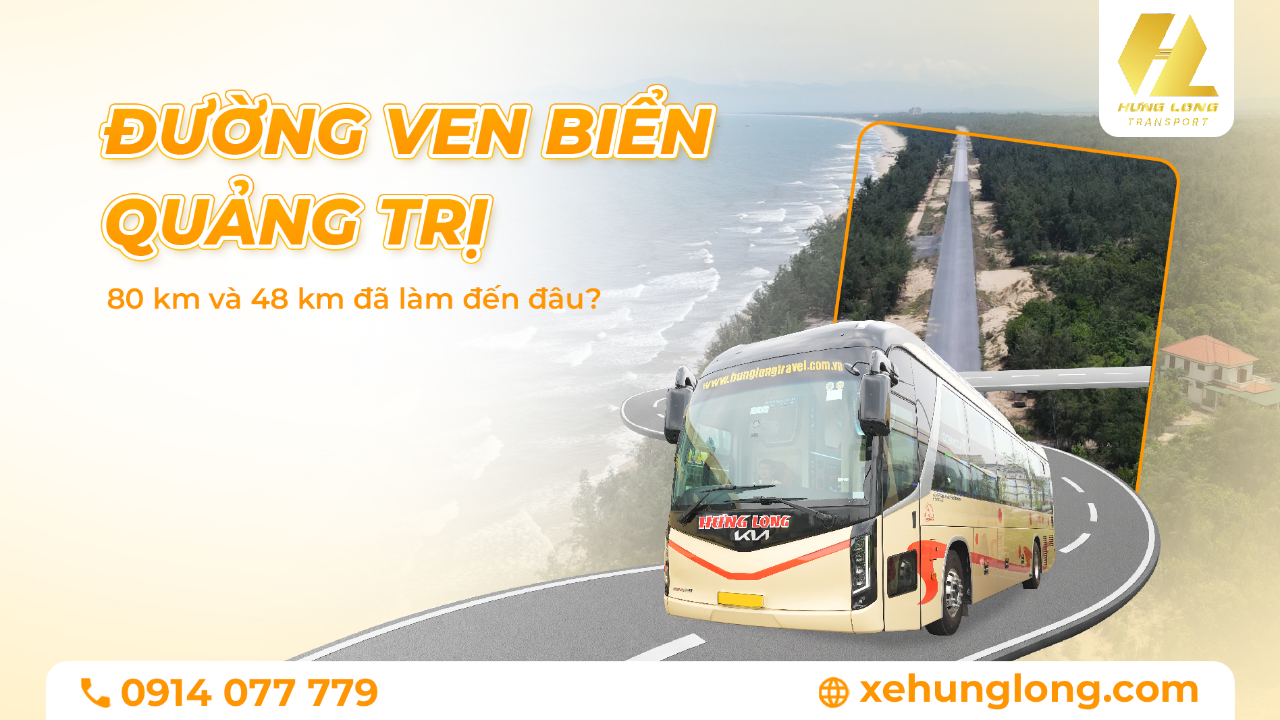 Đường ven biển Quảng Trị 2026: 80 km và 48 km đã làm đến đâu?
